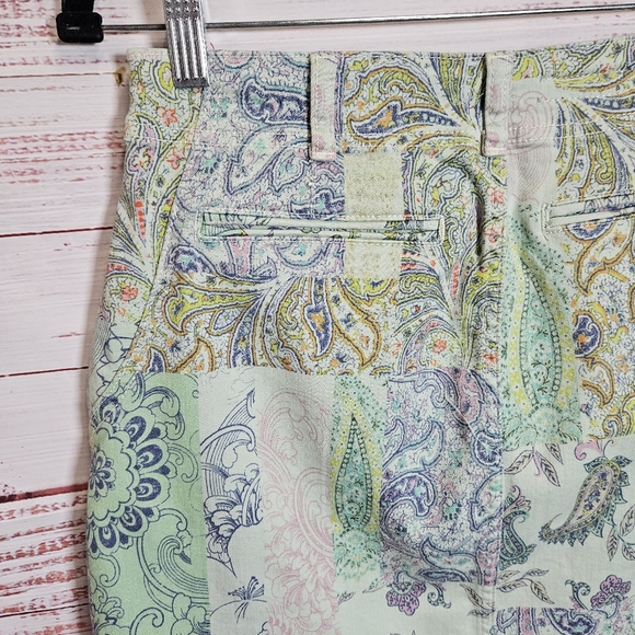 Anthro Pilcro patchwork denim skirt - Picture 9 of 15